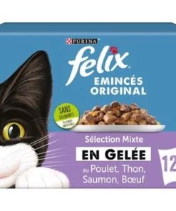 Alimentation chat felix gelée