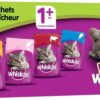 Alimentation chat sachets whiskas gelée